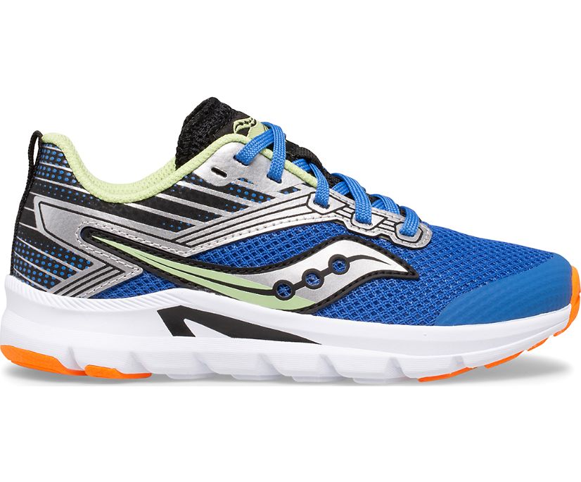 Tenis Saucony Axon Niños Azules Negros Verdes | México 828CTVE